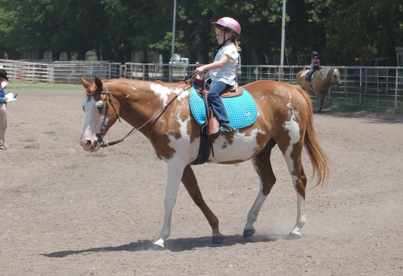 Image: Sadie Hinz and Mighty Special — Sadie Hinz of Italy enjoyed competing on her horse Mighty Special.