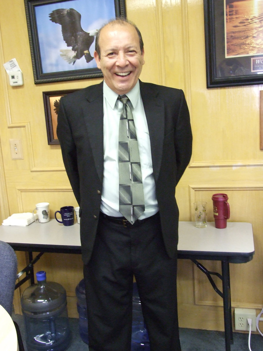 Image: The Proud David DelBosque — David DelBosque is the very proud superintendent for Avalon ISD. He is very proud of his students for all of their hard work.