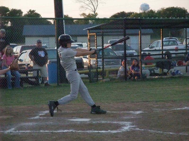 Image: Justin strokes one — Justin timed that one.