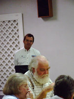 Image: Mike Boyd — Mike Boyd, the guest speaker, talking about Identity Theft.