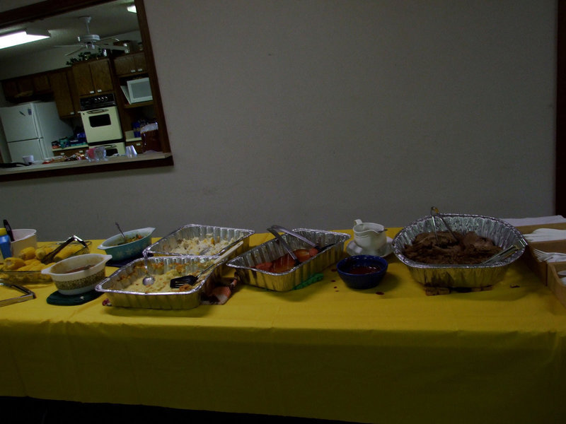 Image: What a spread — If you left hungry it was your own fault.