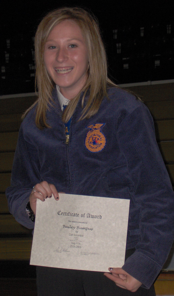Image: Bailey Bumpus — Made a name for herself in two fields, the pasture and the ballpark.