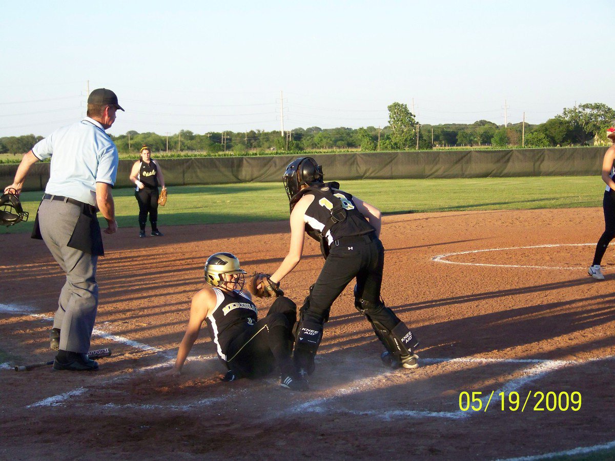 Image: Bailey Bumpus, Freshman — Bumpus gave a solid performance behind the plate for the Lady Gladiators.