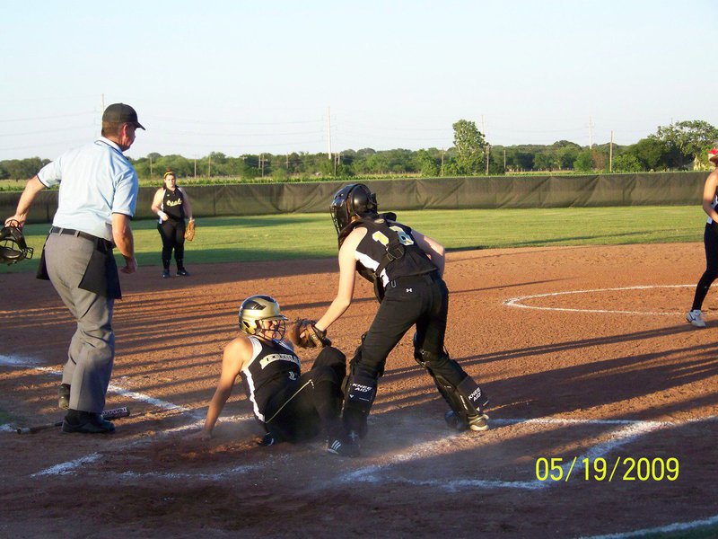 Image: Bailey Bumpus, Freshman — Bumpus gave a solid performance behind the plate for the Lady Gladiators.