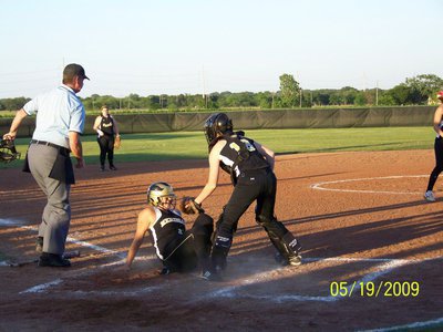 Image: Bailey Bumpus, Freshman — Bumpus gave a solid performance behind the plate for the Lady Gladiators.