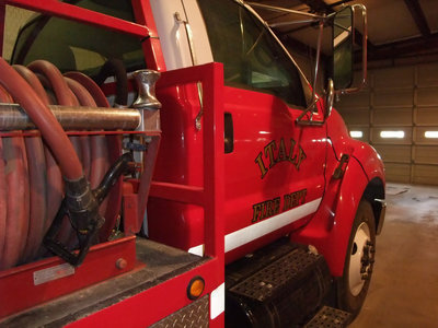 Image: Ready to roll — Emergency vehicles need fuel and constant maintenance.