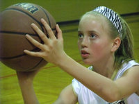 Image: The IYAA competition Tuesday night was fierce — Hannah Washington eyes her mark like a wild animal stalks it’s prey.