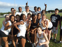 Image: The Italy Junior High is ready to race at the Distirct meet — The 7th grade girls earned 3rd place, the 7th grade boys took 3rd place, the 8th grade girls won 7th place and the 8th grade boys finished in 4th place against Italy’s district competition Tuesday in Hubbard.