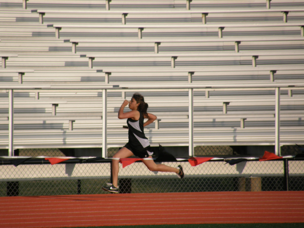 Image: The lonely backstretch