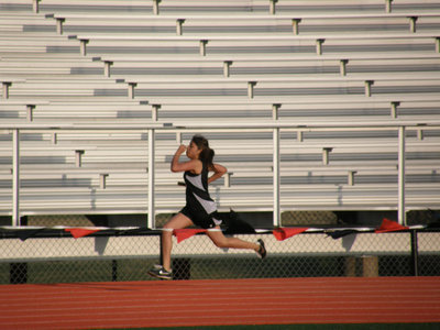 Image: The lonely backstretch