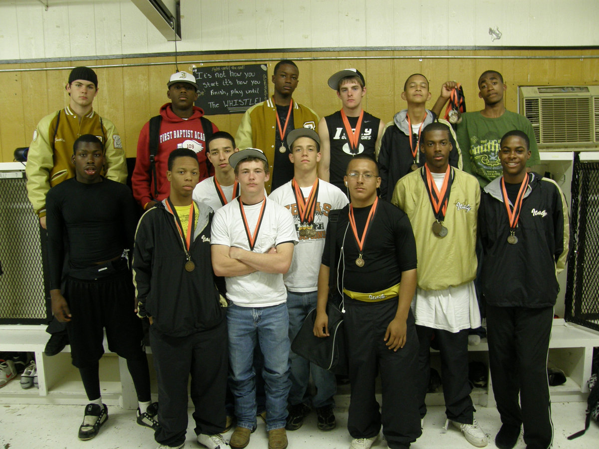 Image: Gladiators’ Track Team 2009 — We came, we saw, we jumped, hurdled and ran like only the Gladiators can.