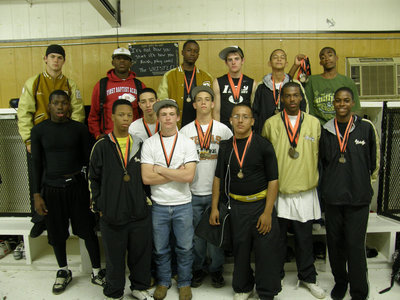 Image: Gladiators’ Track Team 2009 — We came, we saw, we jumped, hurdled and ran like only the Gladiators can.