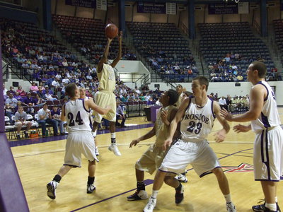Image: John shoots the “J”