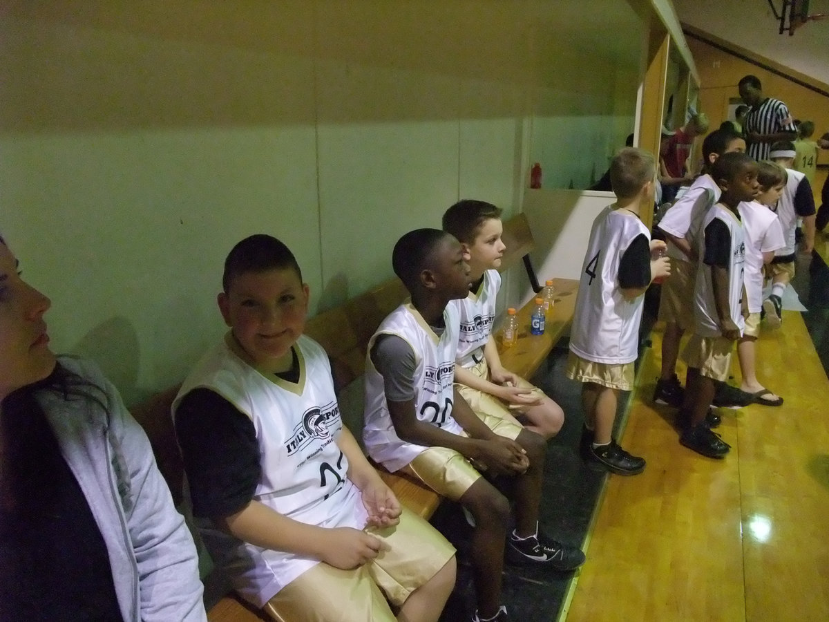 Image: Nathan Gomez — Nathan Gomez #23 and his teammates get ready to square off against Italy Gold.