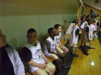 Image: Nathan Gomez — Nathan Gomez #23 and his teammates get ready to square off against Italy Gold.