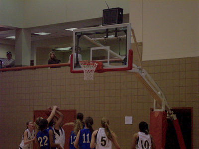 Image: Fleming Gets Fouled — Italy’s #32 Shay Fleming gets fouled going up for a basket.