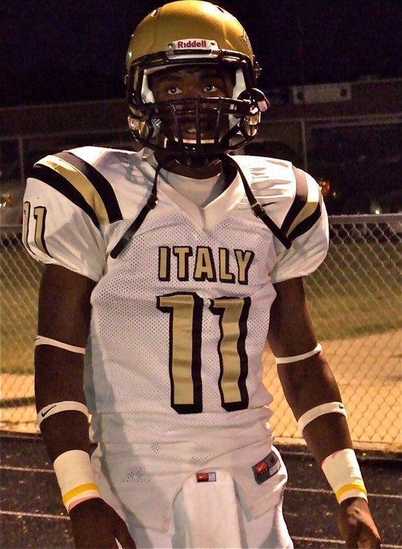 Image: 11 strong  — Jasenio Anderson credited all eleven Gladiators on the field for getting the win.