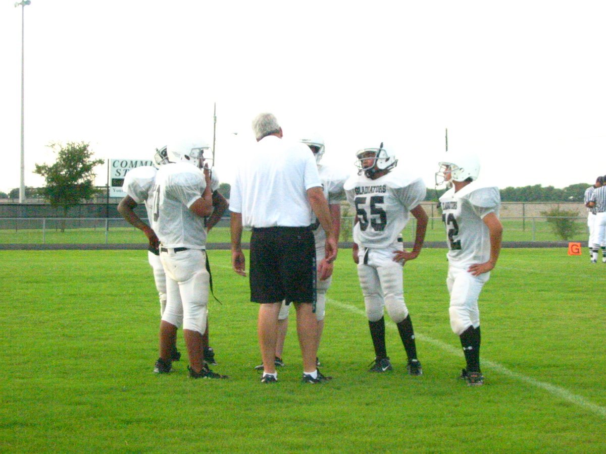 Image: Coach Coleman leads
