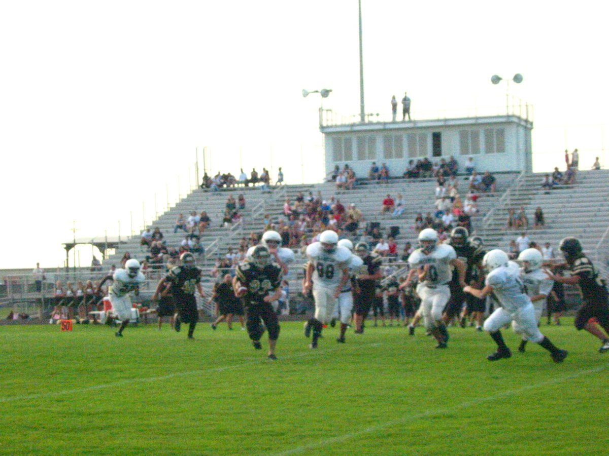 Image: Headed to the endzone