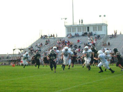 Image: Headed to the endzone