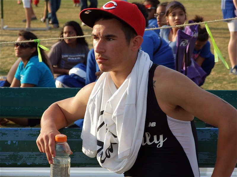 Image: Tony Wooldridge — Tony Wooldridge is calm, cool and collected before his race.
