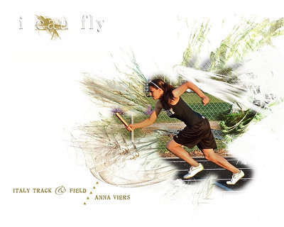 Image: Anna can fly — Anna Viers embodies the spirit of the Italy Lady Gladiators’ athletic program.