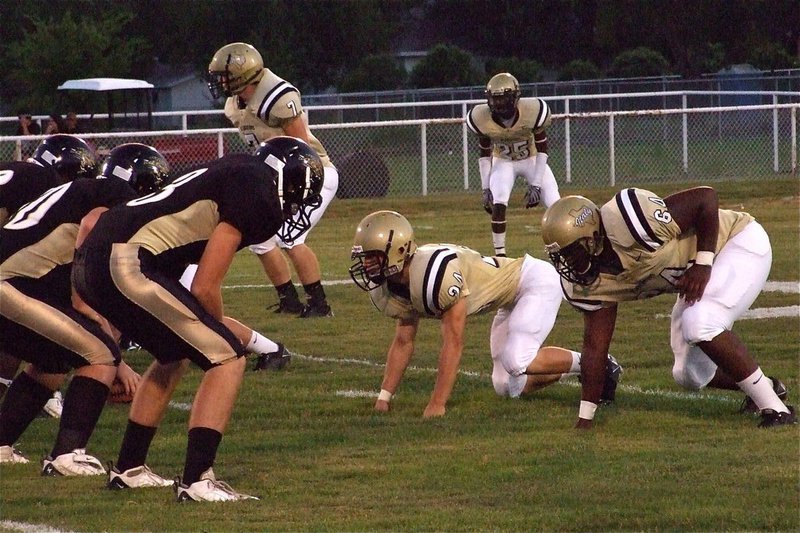 Image: Remember their names — Gladiators Kyle ‘K-Wil’ Wilkins(7), Chase ‘Herc’ Hamilton(24), Corrin ‘So Icey" Frazier(25) and Bobby ’B-Wil’ Wilson(64) certainly have colorful nicknames but it’s their hard-hitting style that Hubbard won’t soon forget.