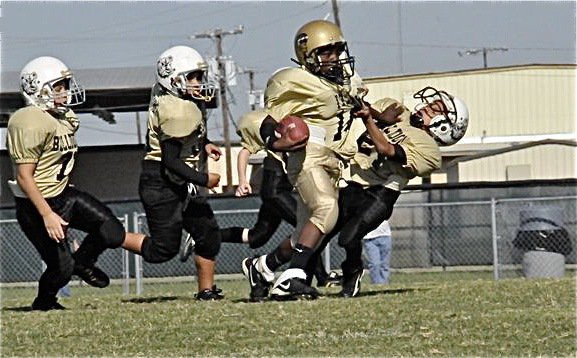 Image: Taron runs ’em over