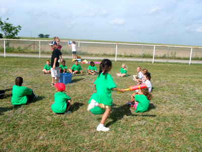 Image: Duck Duck Squirt Game — Who is she going to pick?