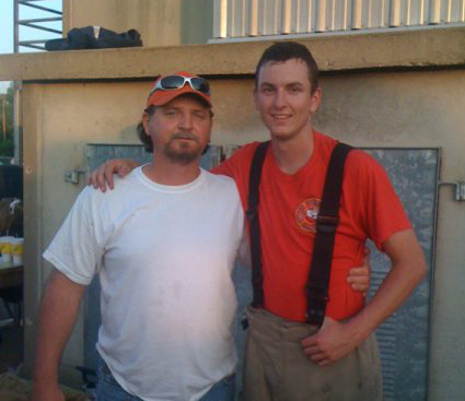 Image: Danny Day and son Peyton