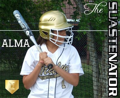 Image: The Suastenator — Alma Suaste has been a solid performer in the outfield for Italy’s coach Jennifer Reeves. Just a sophomore, Alma will be back for two more seasons.