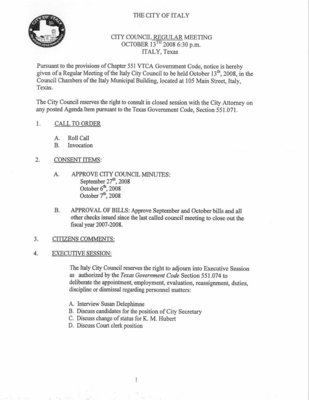 Image: Regular meeting page 1