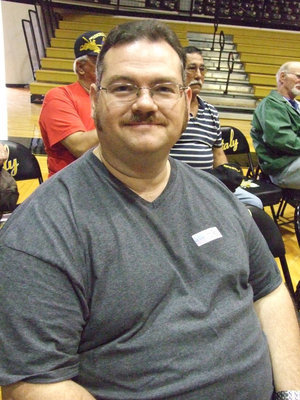 Image: Mike Owens — Local veteran, Mike Owens, takes a moment for a photograph on Wednesday.