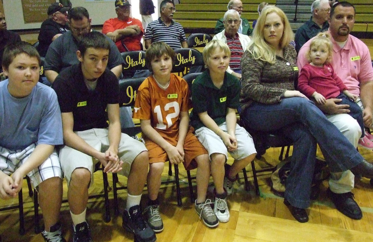 Image: Bobby’s family — Bobby Itson was remembered at the Veteran’s Day service and his family was there to enjoy it.