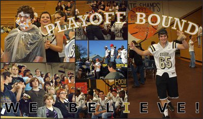 Image: Playoff Bound — The Friday pep rally was a fun time for all as the Gladiators gear up for the playoffs.