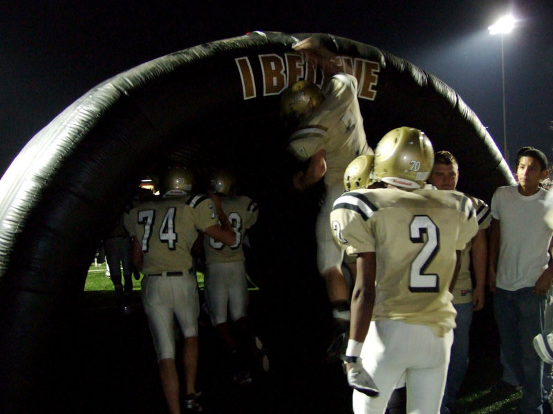Image: Gladiators take the field trying to make believers out of Lovelady — The Italy High School Gladiators traveled to Fairfield Friday night to square off with Lovelady Lions in their first playoff game. In the first quarter, Italy dominated the scoreboard but by the end of the first half, the Lions were taking care of business. The final score was 52-21, Lions.