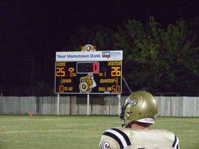 Image: Out of time — The Gladiators fell 1-point short of the Panthers, but after trailing 20-6 in the third quarter, Italy battled back and had two chances to win the game. Although a loss is never easy, Italy fans are excited about the team’s comeback effort and are ready for Chilton!