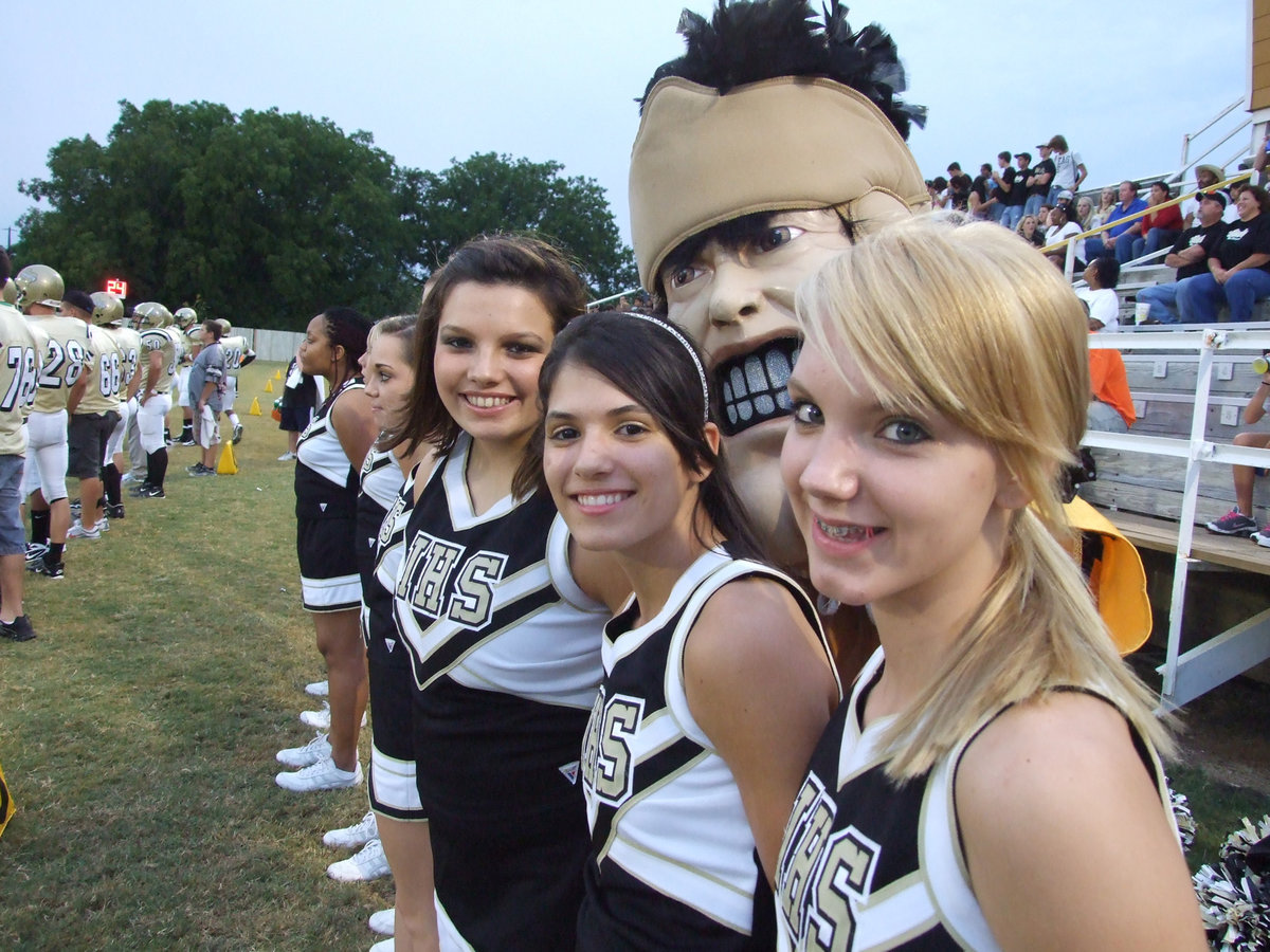 Image: Taking time for a smile — Cori, Barbara, Sierra and Bianca stop long enough for the camera.