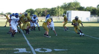 Image: Turning upfield