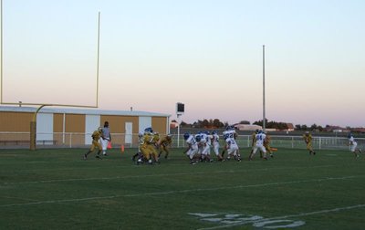 Image: Gladiators defend goal line