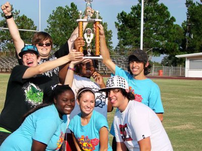 Image: Celebration with trophy