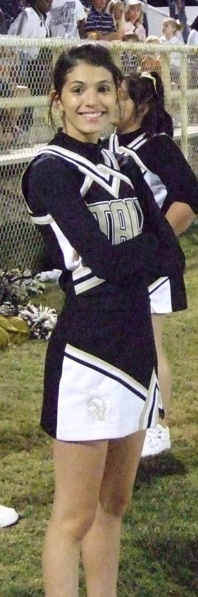 Image: Beverly Barnhart — Lady Gladiator Beverly has fun cheering.