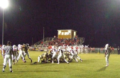 Image: Lines lock horns — The Gladiator line and the Longhorn line battling for the win.
