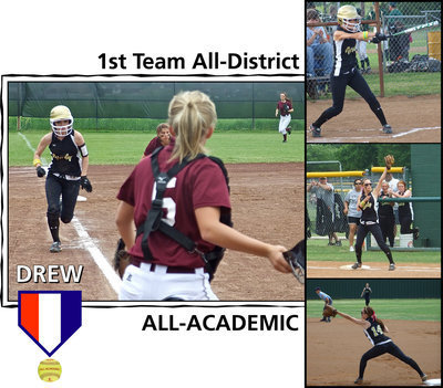 Image: Drew Windham — Senior first baseman Drew Windham receives 1st Team All-District and is All-Academic.