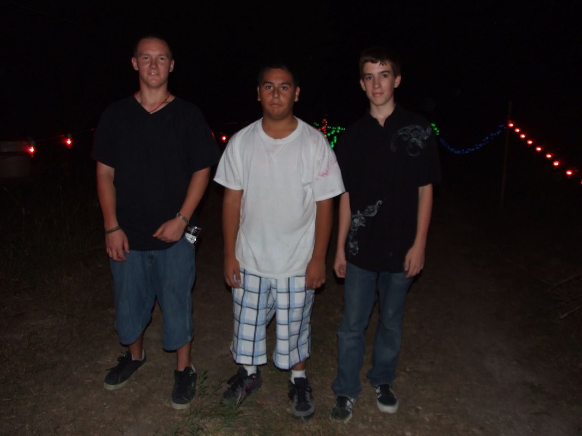 Image: Three thrill seekers — Jordan Grimes, Jose Rodriguez and Nelson Daniel. “It was pretty cool, we were scared. There was a lot of weird stuff going on in that house.”