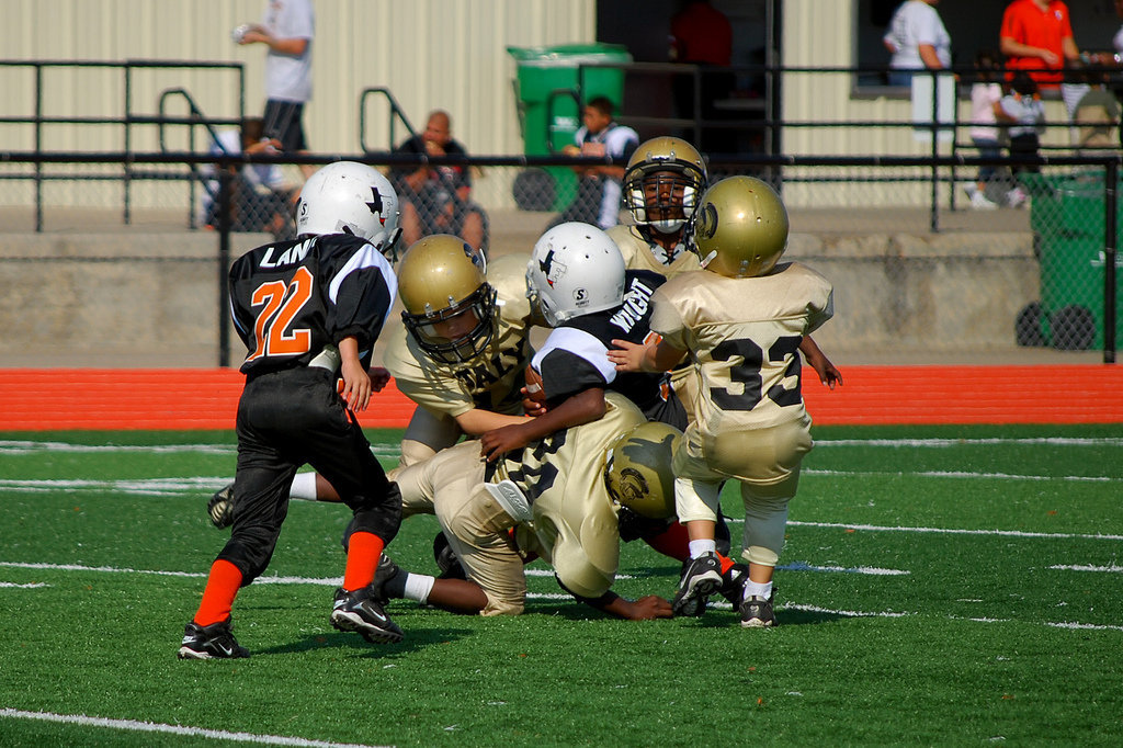 Image: Swarm — IYAA C team swarms the opposition.