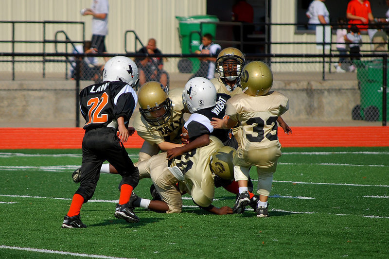 Image: Swarm — IYAA C team swarms the opposition.