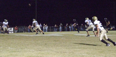 Image: Dawson kicks off — After winning the coin toss, Italy elected to receive.