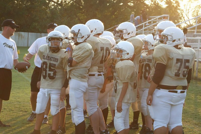 Image: Ready to play — Italy Gladiators gets ready to beat the Frost Polar Bears.