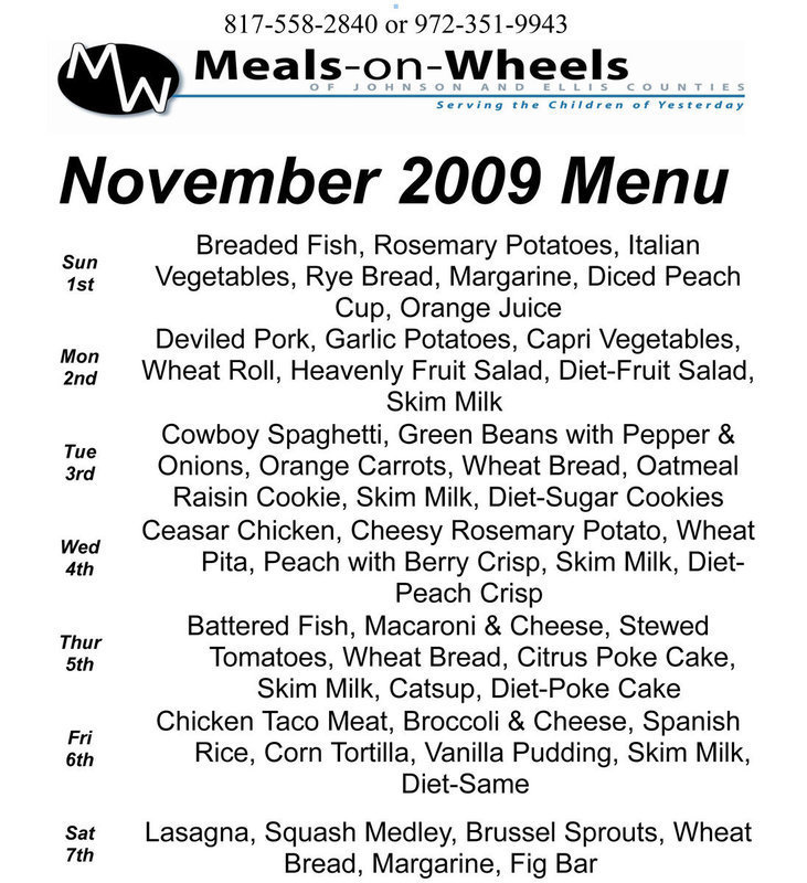 Image: November Menu-Page 1